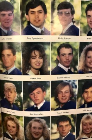 Seniors in the 1990 yearbook