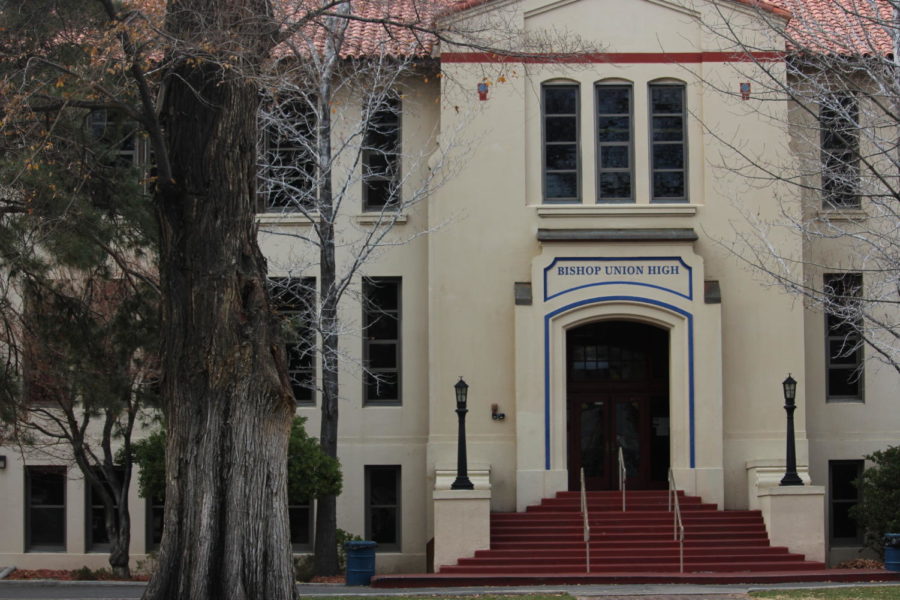 Photo of the front of the school. Photo by Shelby Haye