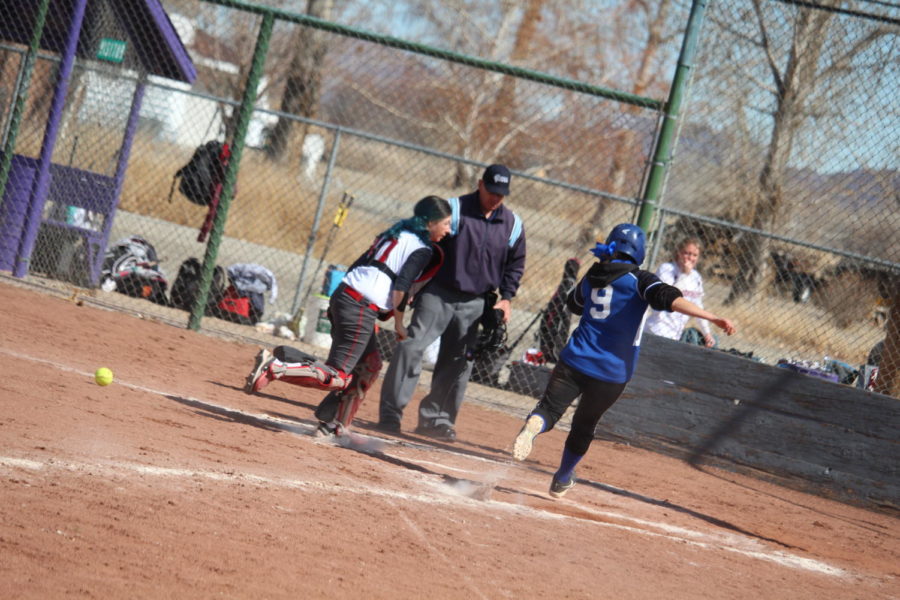 Isabeau Ostley Vasquez Running to Home Plate