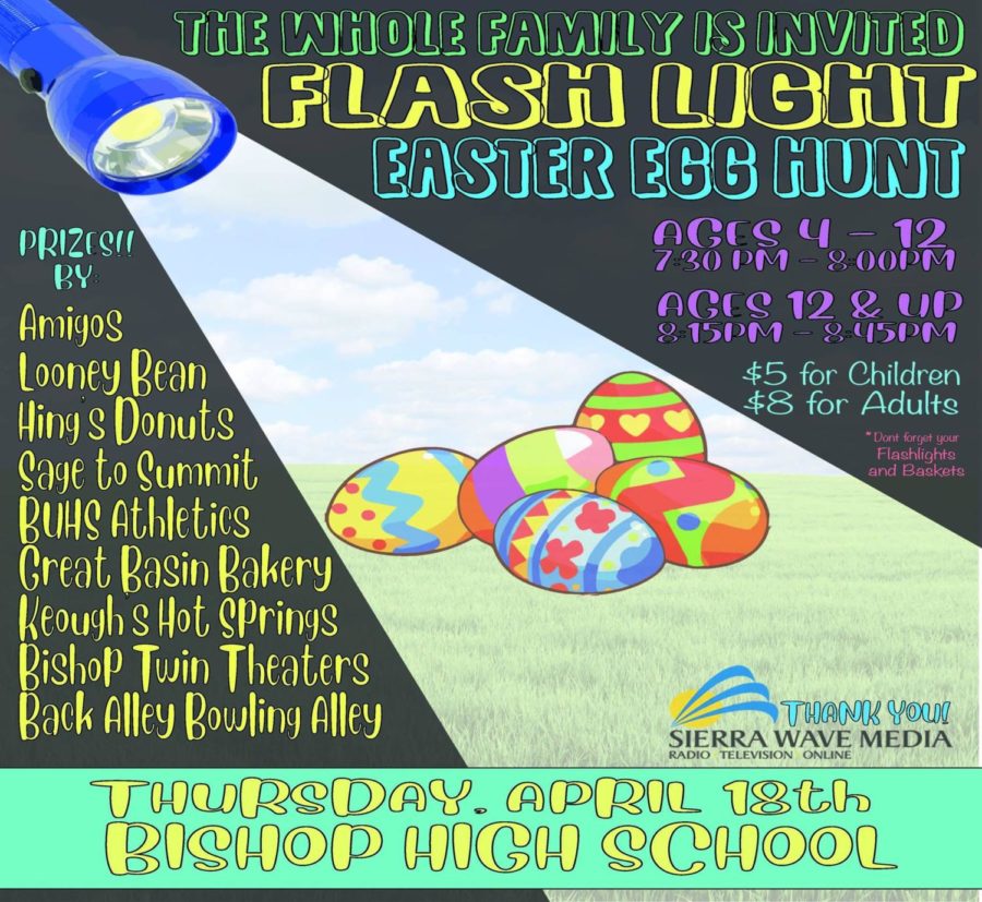 ASB Hosting the Flash Light Egg Hunt April 18th