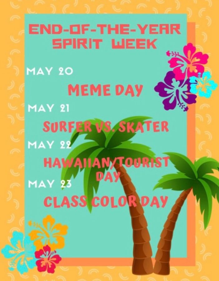 End Of The Year Spirit Week