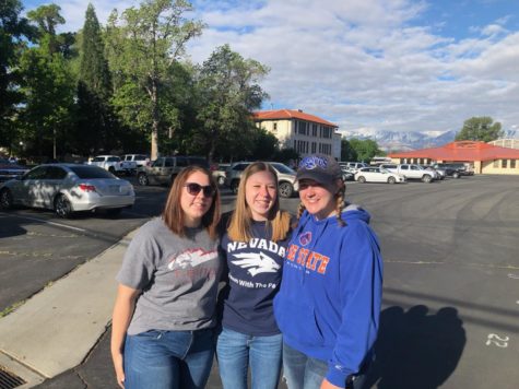 Shelby Hay: southern Utah University , Callie Jepson: University of Nevada Reno, McKenzie Riggs: Boise state  