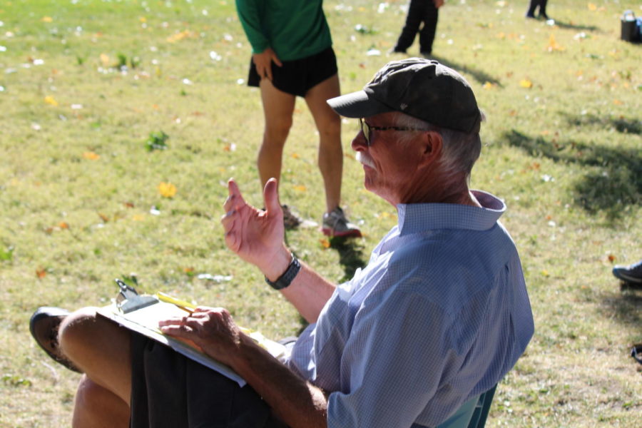 Cross Country coach Michael Walsh. 