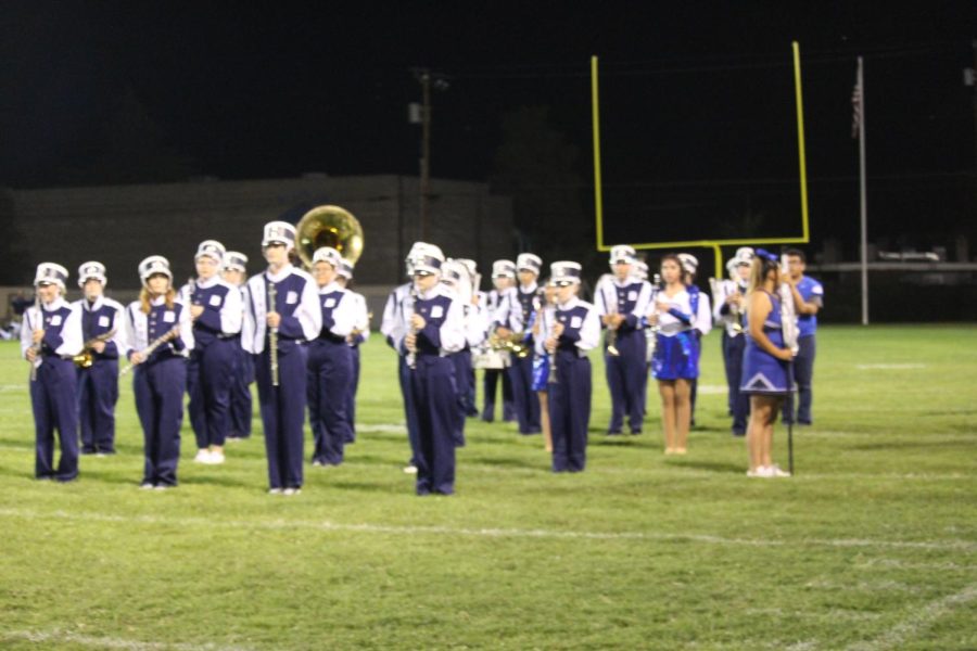 Bishop HIgh school Band and drill team
