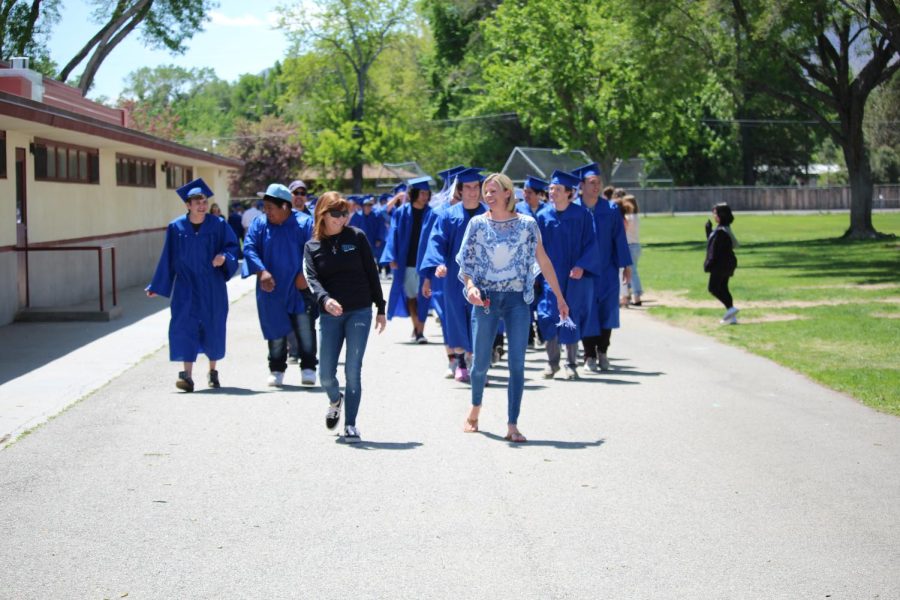 Senior Grad walk of 2023