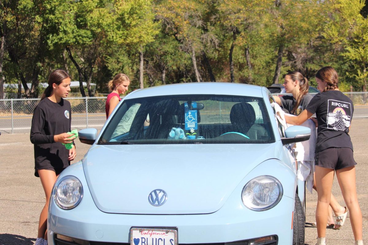 Buggie and soccer girls 