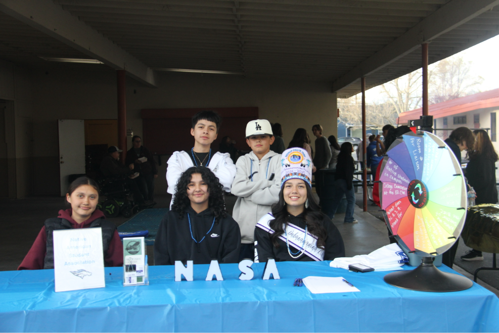 Bronco Pride Night! NASA table 